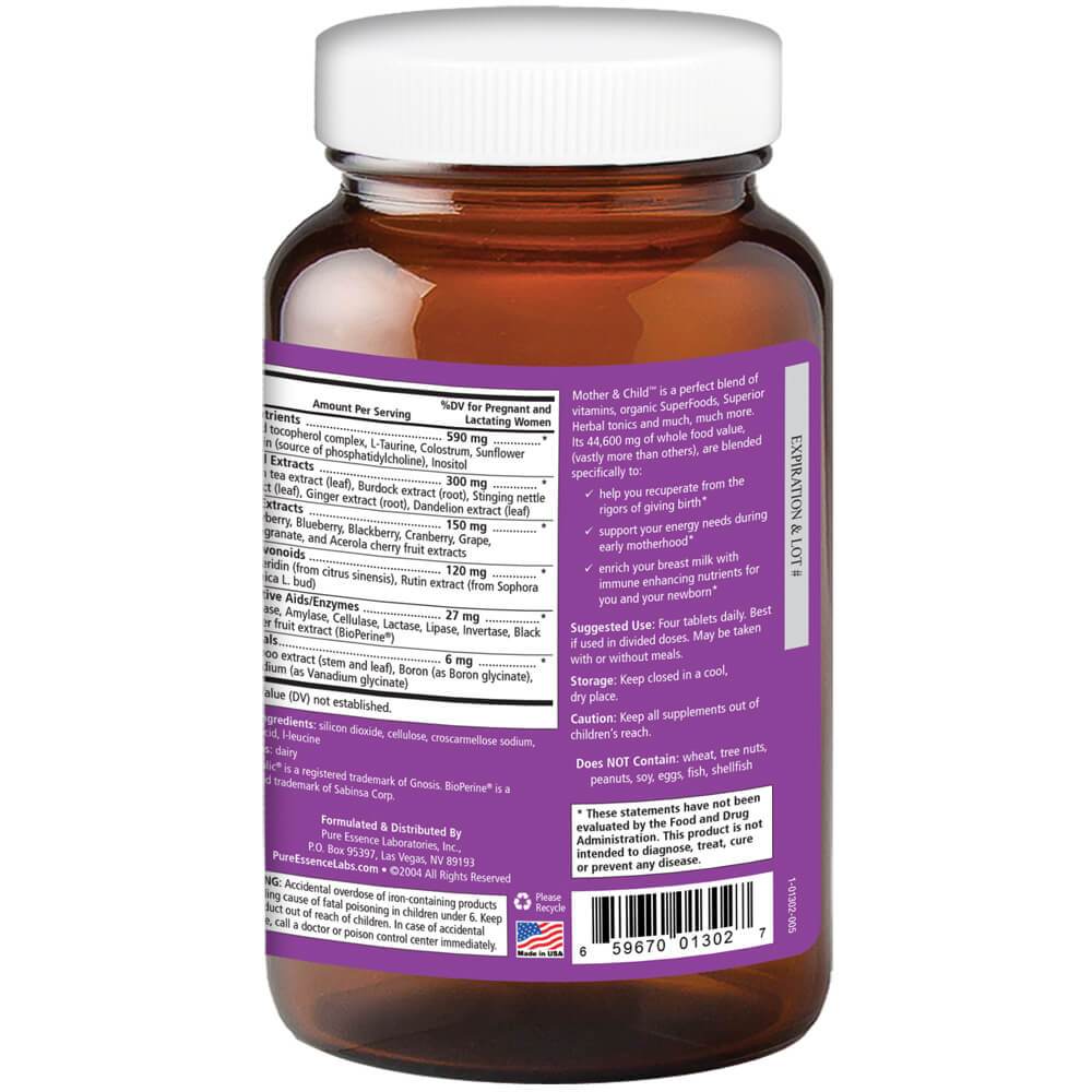 Mother & Child™ 120 Tablets - Christopher's Herb Shop