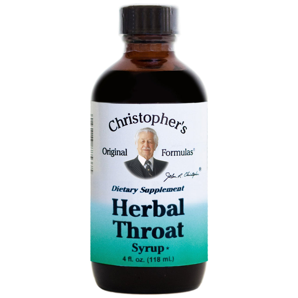 Herbal Throat Syrup - Syrup 4 oz. - Christopher's Herb Shop