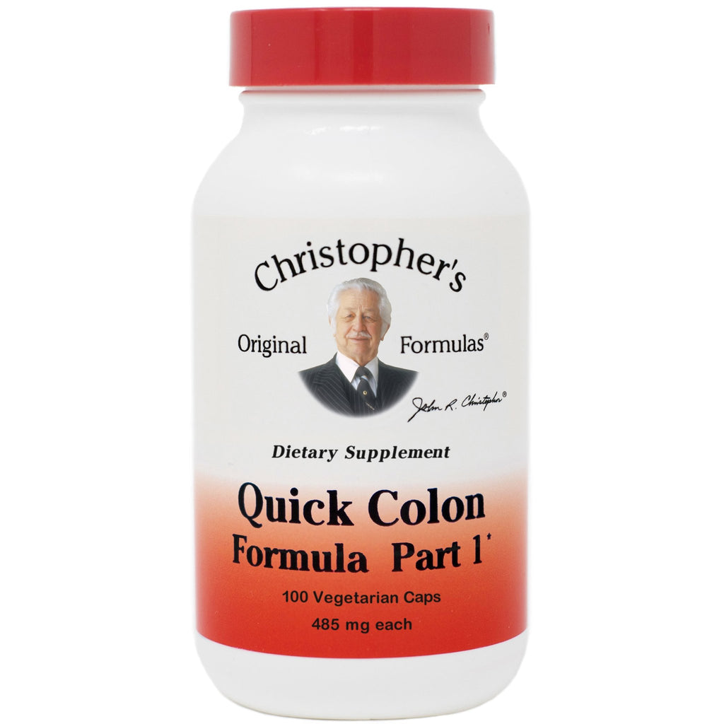 Quick Colon Formula Part 1 - 100 Capsules - Christopher's Herb Shop