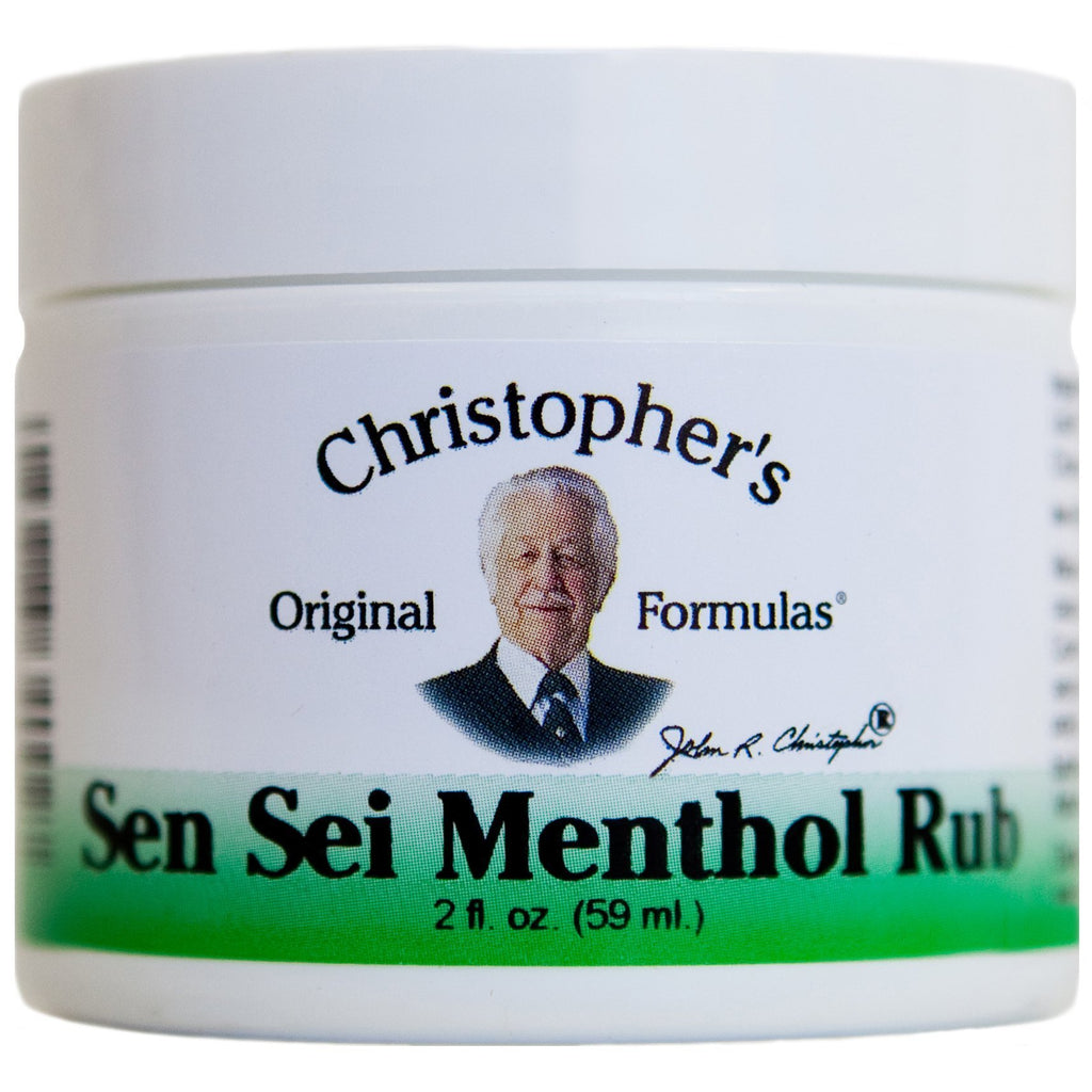 Sen-Sei Menthol Rub - 2 oz. - Christopher's Herb Shop