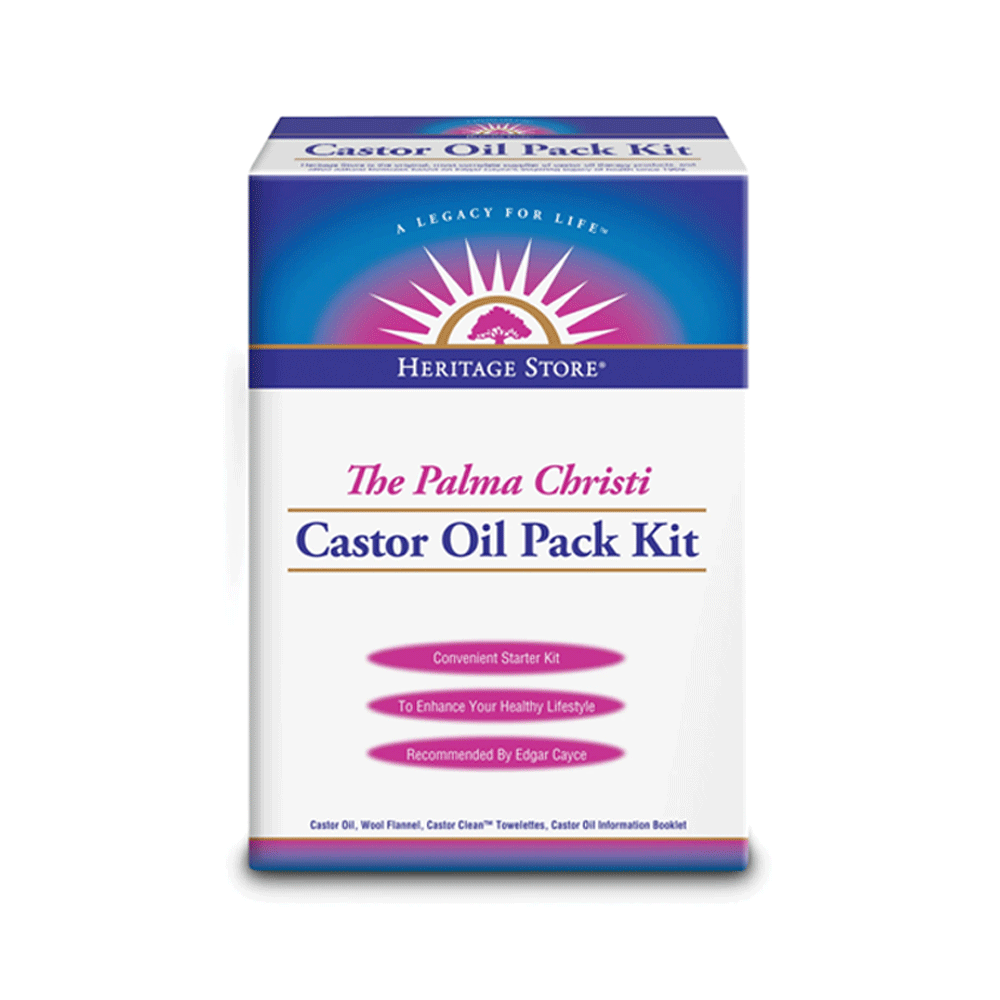 The Heritage Store™ Castor Oil Pack Kit - Christopher's Herb Shop