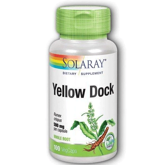 Yellow Dock 100 VegCaps - Christopher's Herb Shop